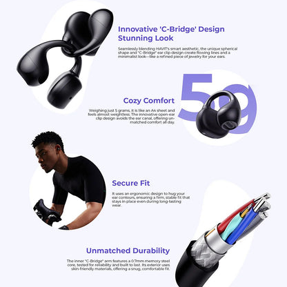 HAVIT OWS916 Bluetooth Handsfree, TWS, Grey