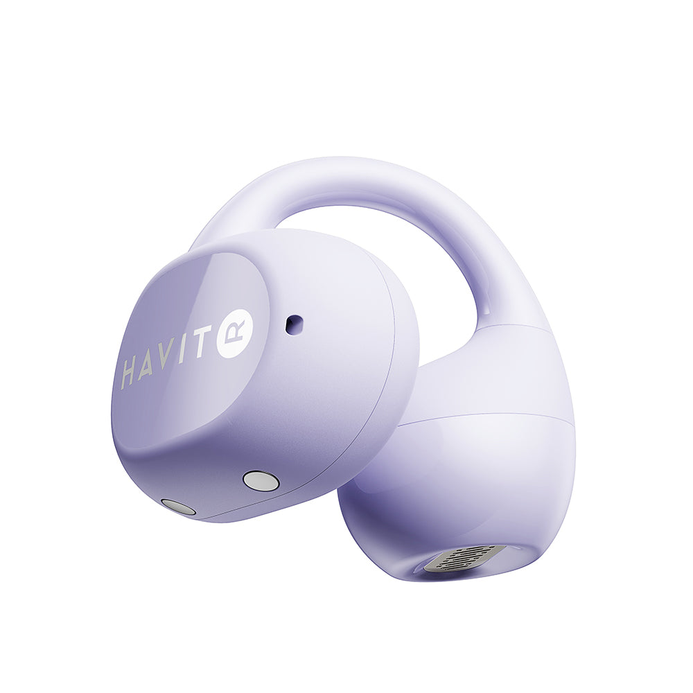 Handsfree Bluetooth HAVIT OWS916 Lite, TWS, Μωβ
