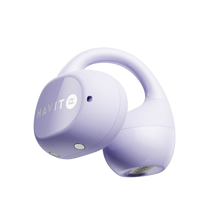 Handsfree Bluetooth HAVIT OWS916 Lite, TWS, Μωβ