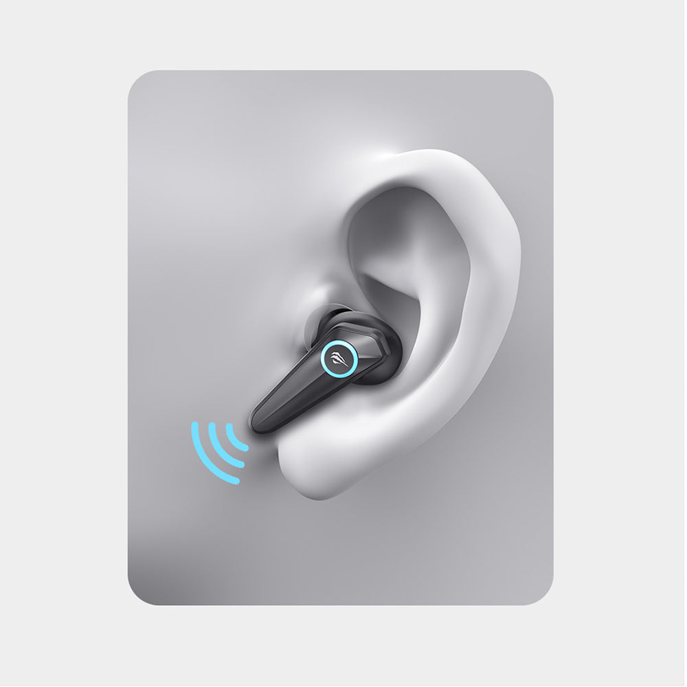 Handsfree Bluetooth HAVIT TW952 PRO RGB, TWS, Μαύρο