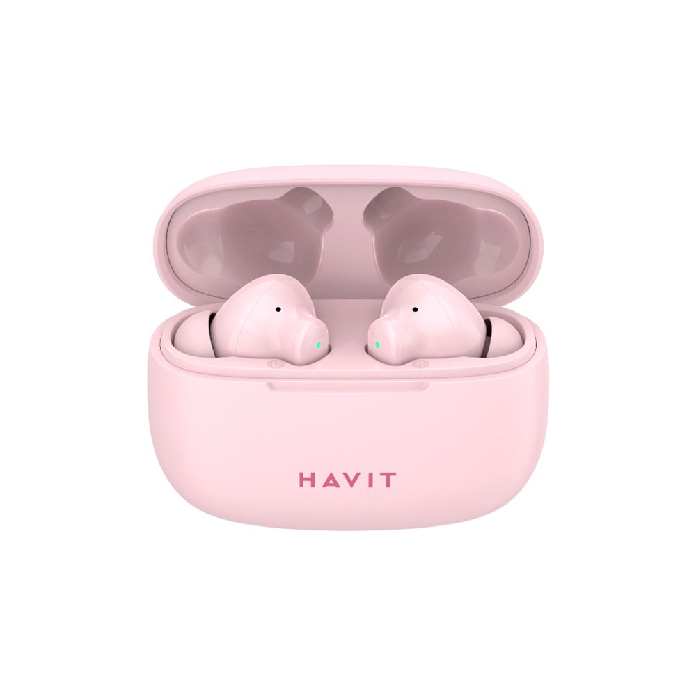 Handsfree Bluetooth HAVIT TW967 Pro, TWS, Ροζ