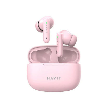 Handsfree Bluetooth HAVIT TW967 Pro, TWS, Ροζ