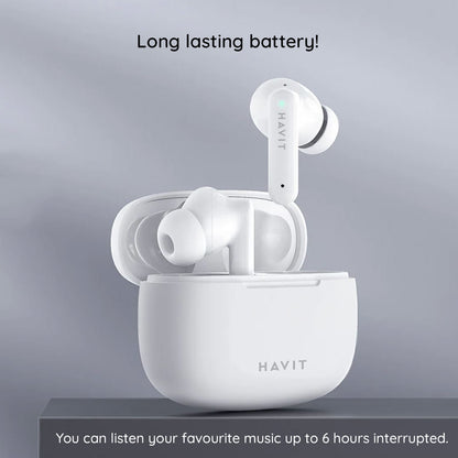 Handsfree Bluetooth HAVIT TW967 Pro, TWS, Ροζ