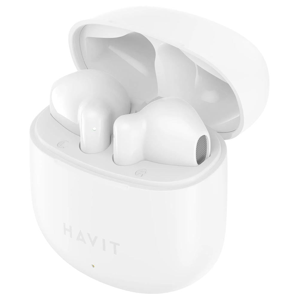 Handsfree Bluetooth HAVIT TW976, TWS, Λευκό