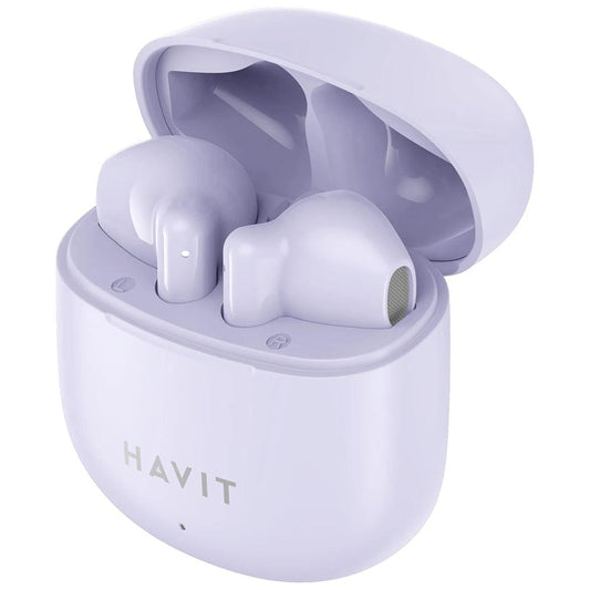 Handsfree Bluetooth HAVIT TW976, TWS, Μωβ