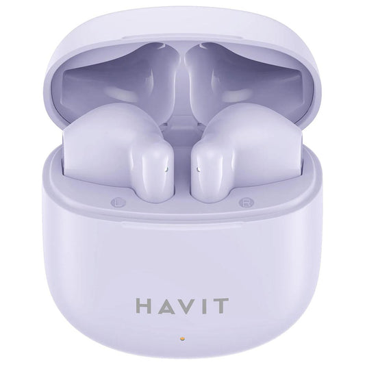 Handsfree Bluetooth HAVIT TW976, TWS, Μωβ