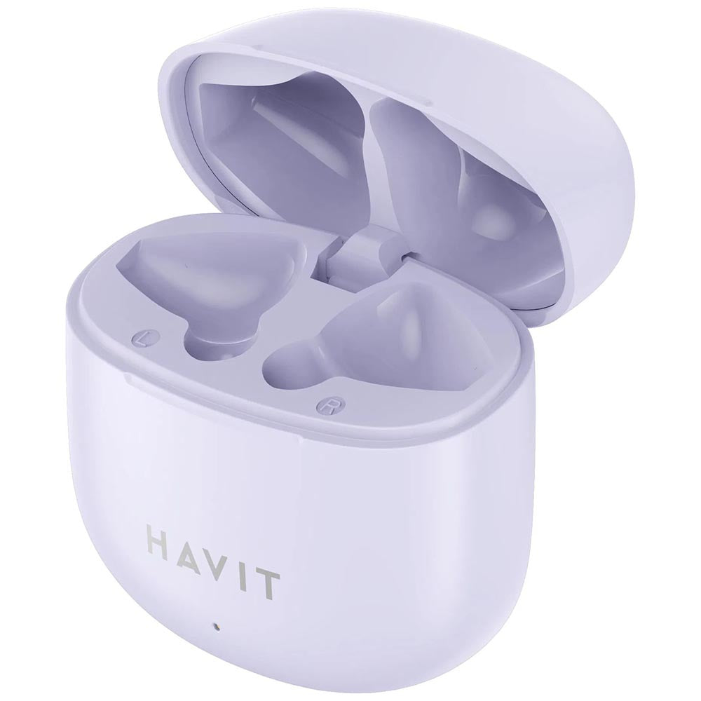 Handsfree Bluetooth HAVIT TW976, TWS, Μωβ