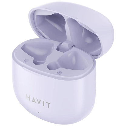 Handsfree Bluetooth HAVIT TW976, TWS, Μωβ