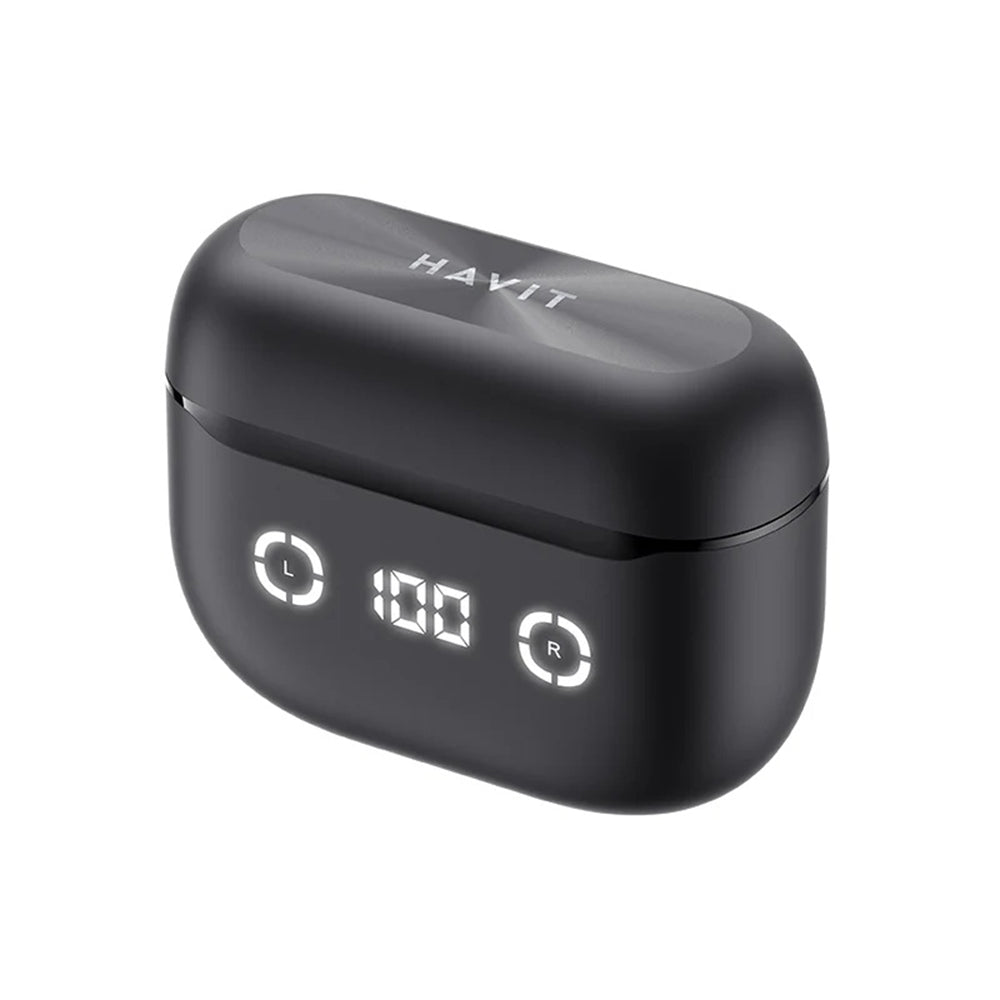 Handsfree Bluetooth HAVIT TW984, TWS, ANC, Μαύρο