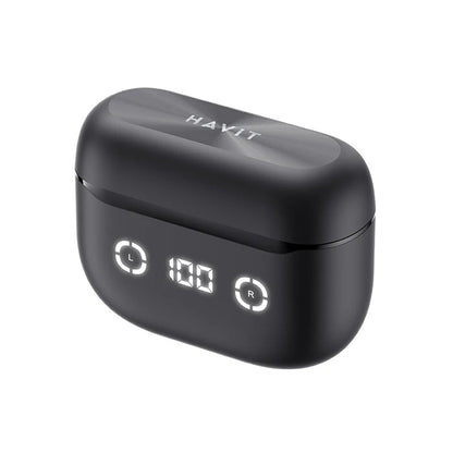 Handsfree Bluetooth HAVIT TW984, TWS, ANC, Μαύρο