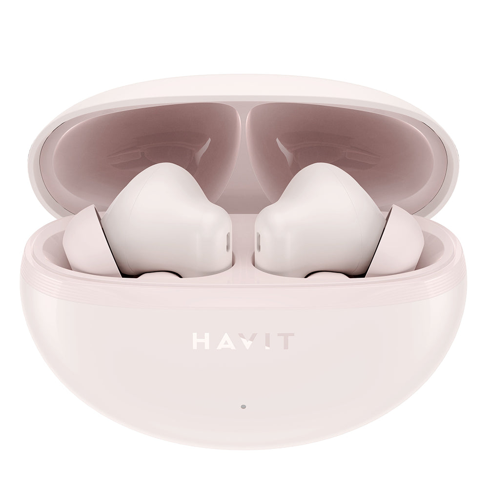 Handsfree Bluetooth HAVIT TW986, TWS, Ροζ
