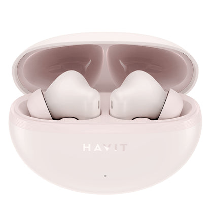 Handsfree Bluetooth HAVIT TW986, TWS, Ροζ