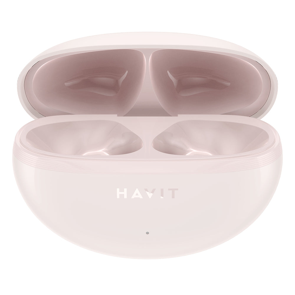 Handsfree Bluetooth HAVIT TW986, TWS, Ροζ