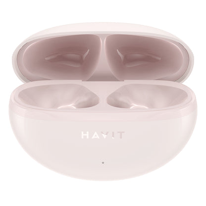 Handsfree Bluetooth HAVIT TW986, TWS, Ροζ