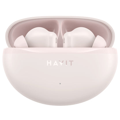 Handsfree Bluetooth HAVIT TW986, TWS, Ροζ
