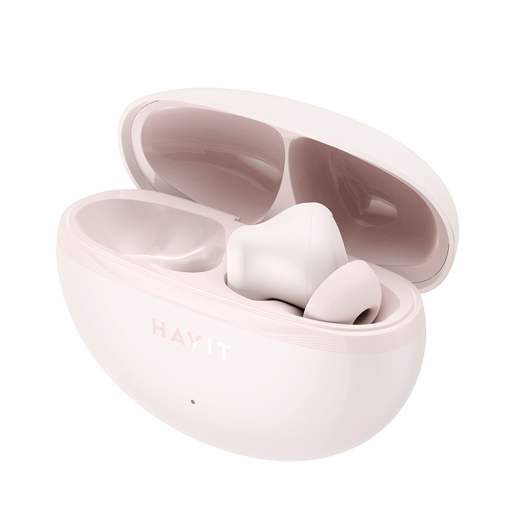 Handsfree Bluetooth HAVIT TW986, TWS, Ροζ