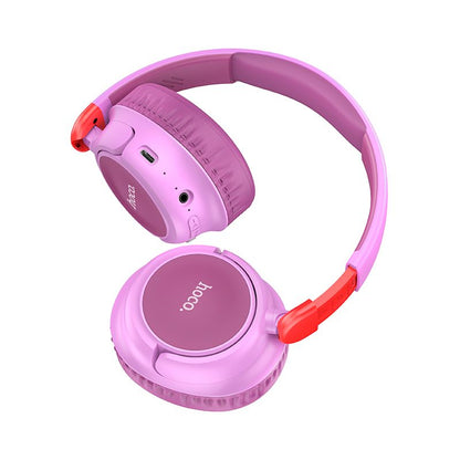 Handsfree Bluetooth HOCO Adventure W43, A2DP, Μωβ