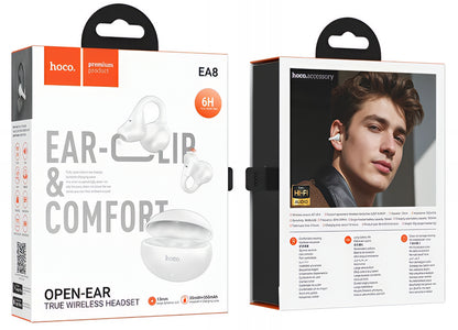 Handsfree Bluetooth HOCO EA8, TWS, Λευκό