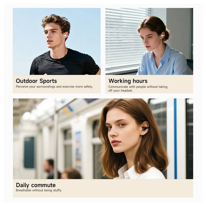 Handsfree Bluetooth HOCO EA8, TWS, Λευκό