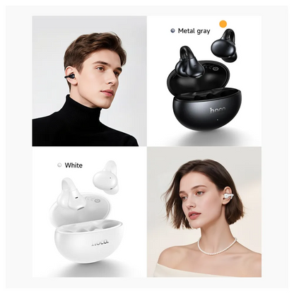 Handsfree Bluetooth HOCO EA8, TWS, Λευκό