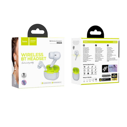 Handsfree Bluetooth HOCO EQ24, TWS, Γκρι