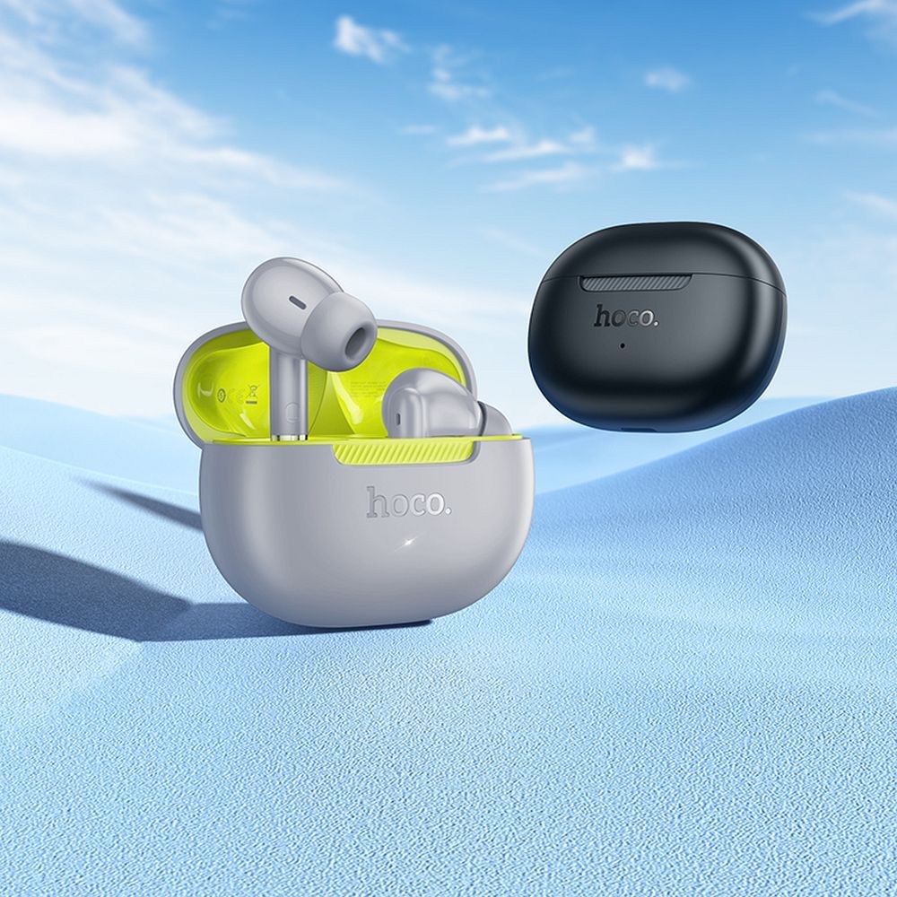 Handsfree Bluetooth HOCO EQ24, TWS, Γκρι