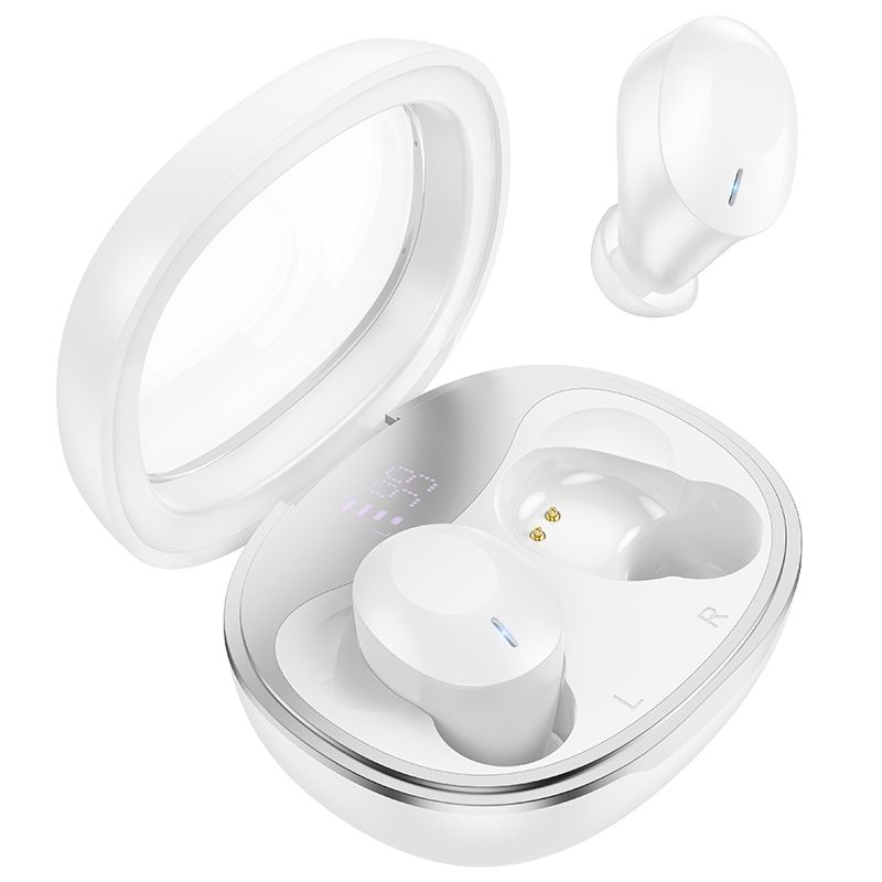 Handsfree Bluetooth HOCO EQ3, TWS, Λευκό