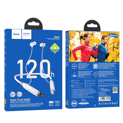 Handsfree Bluetooth HOCO ES62, A2DP, Γκρι