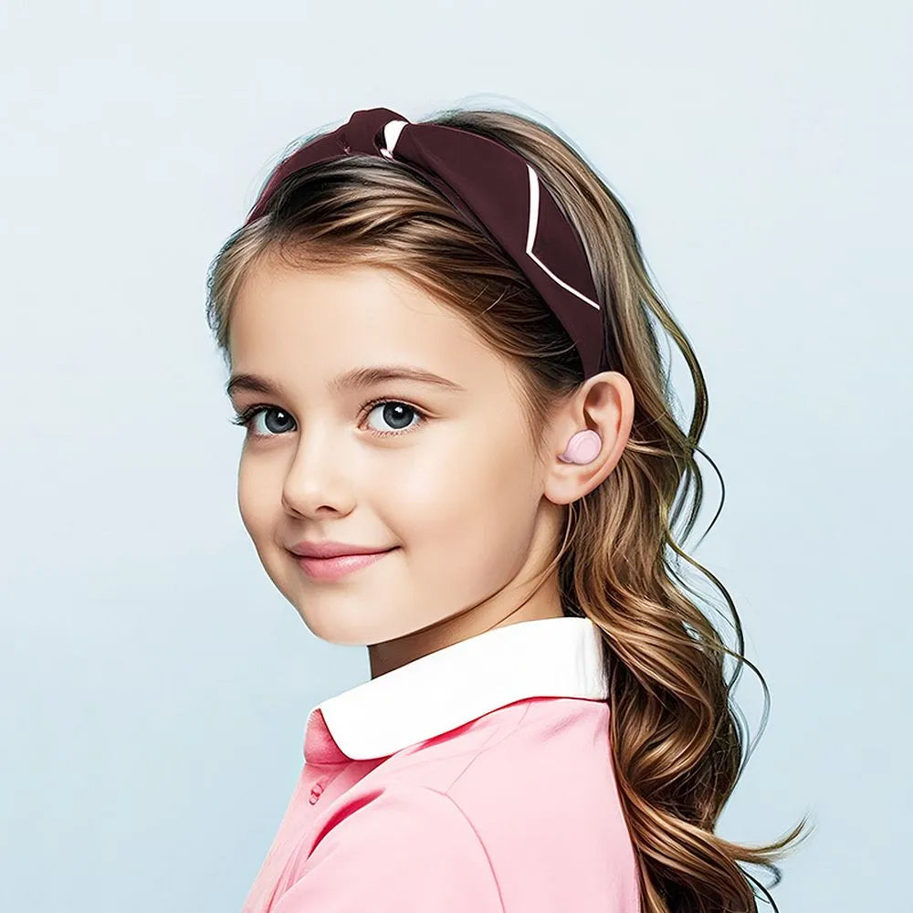 Handsfree Bluetooth HOCO EW111, TWS, Ροζ