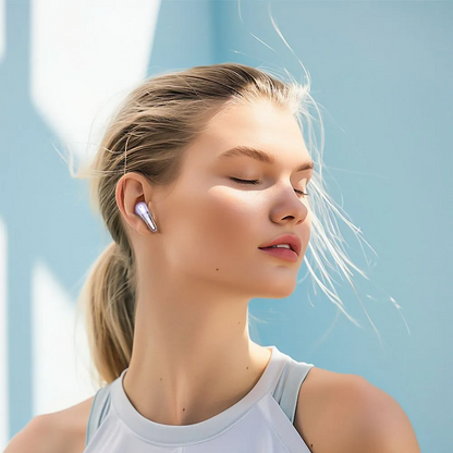 Handsfree Bluetooth HOCO EW202, TWS, Μωβ