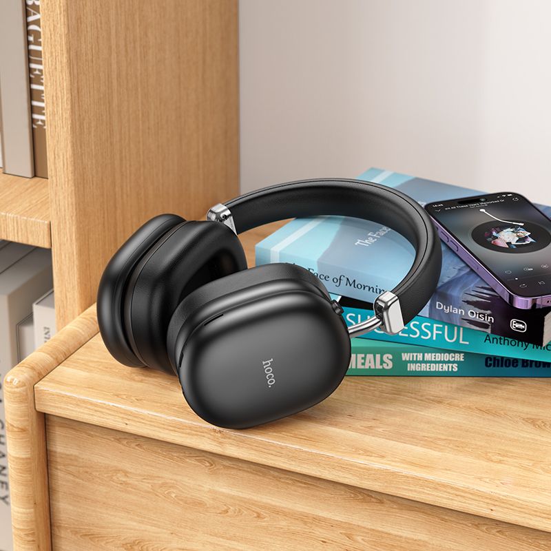 Bluetooth Handsfree HOCO W35 Max, A2DP, ANC, Black