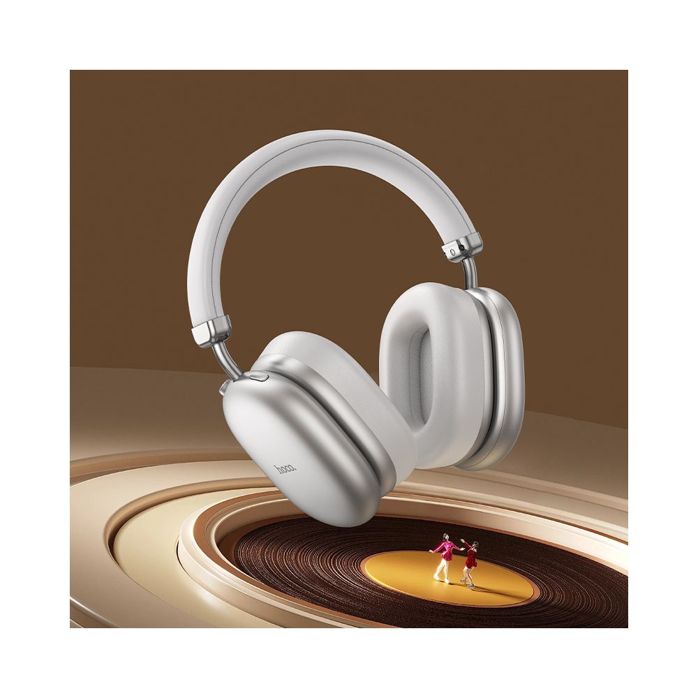Handsfree Bluetooth HOCO W35 Max, A2DP, ANC, Ασημί