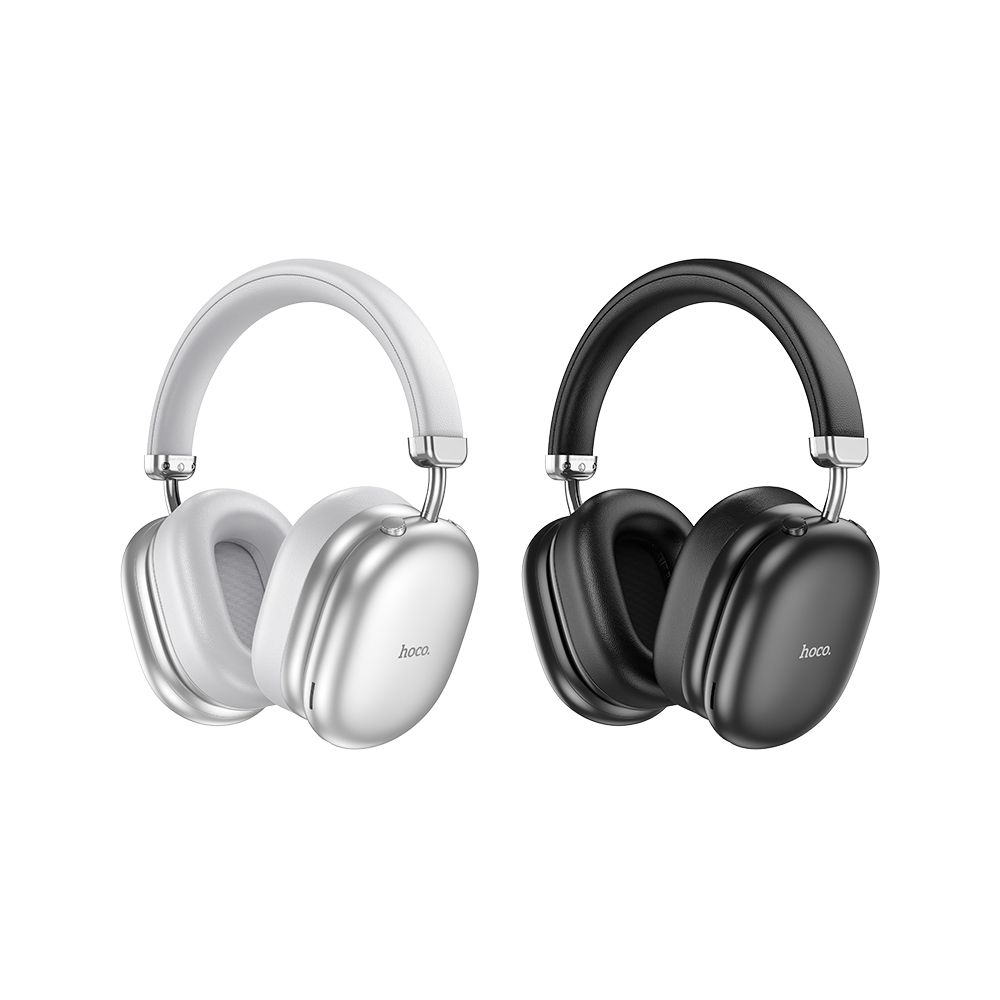 Handsfree Bluetooth HOCO W35 Max, A2DP, ANC, Ασημί