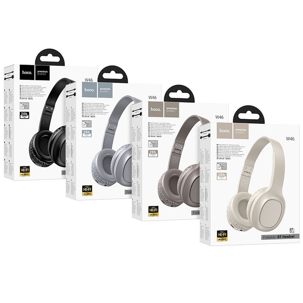 Handsfree Bluetooth HOCO W46, A2DP, Λευκό
