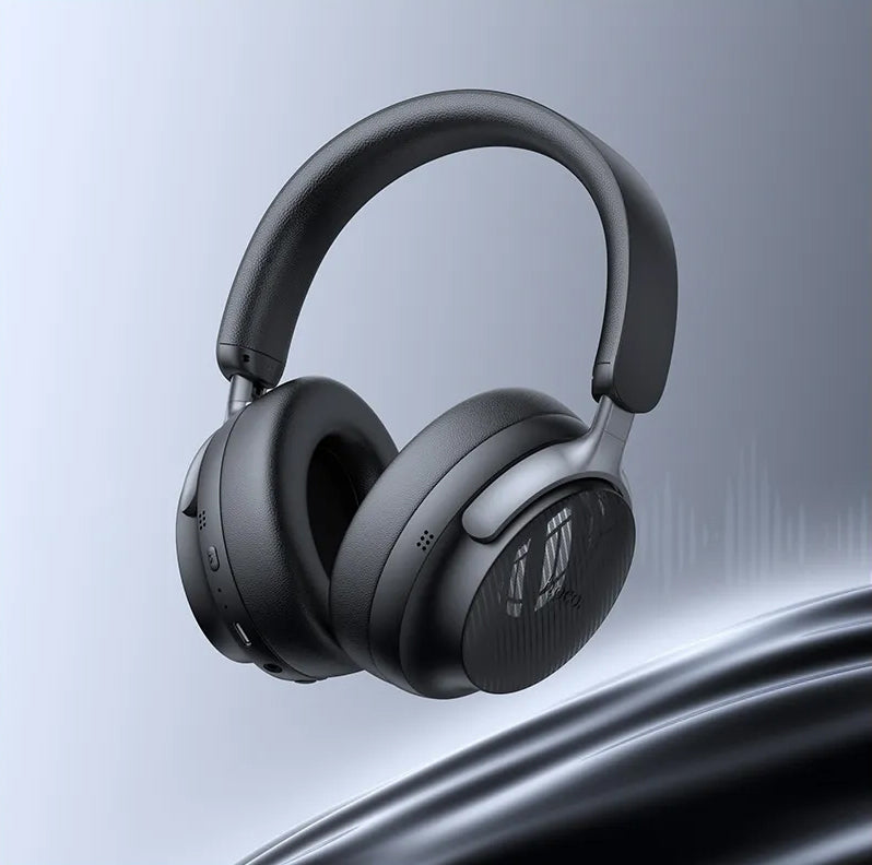 Handsfree Bluetooth HOCO W53 Plus, A2DP, ANC, Μαύρο