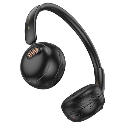 Handsfree Bluetooth HOCO W62, Μαύρο