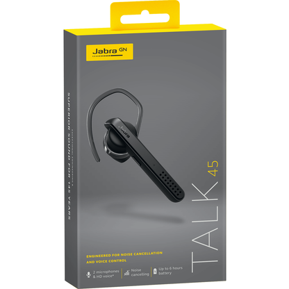 Bluetooth handsfree Jabra Talk 45, A2DP, μαύρο, ανακαινισμένο 