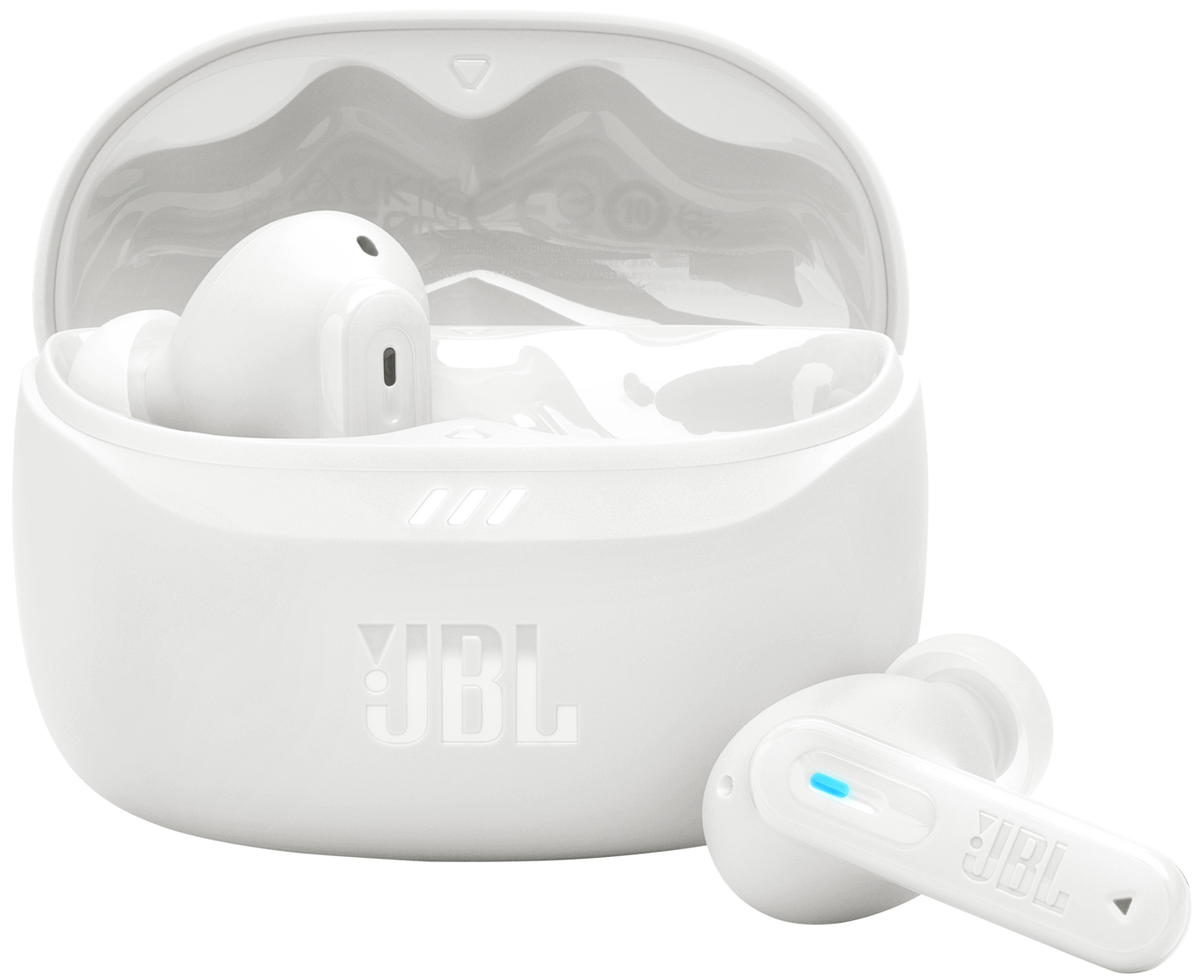 Handsfree Bluetooth JBL Tune Beam 2, TWS, ANC, MultiPoint, Λευκό JBLTBEAM2WHT