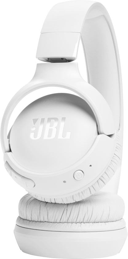 Bluetooth handsfree JBL Tune 520BT, MultiPoint, A2DP, λευκό JBLT520BTWHT