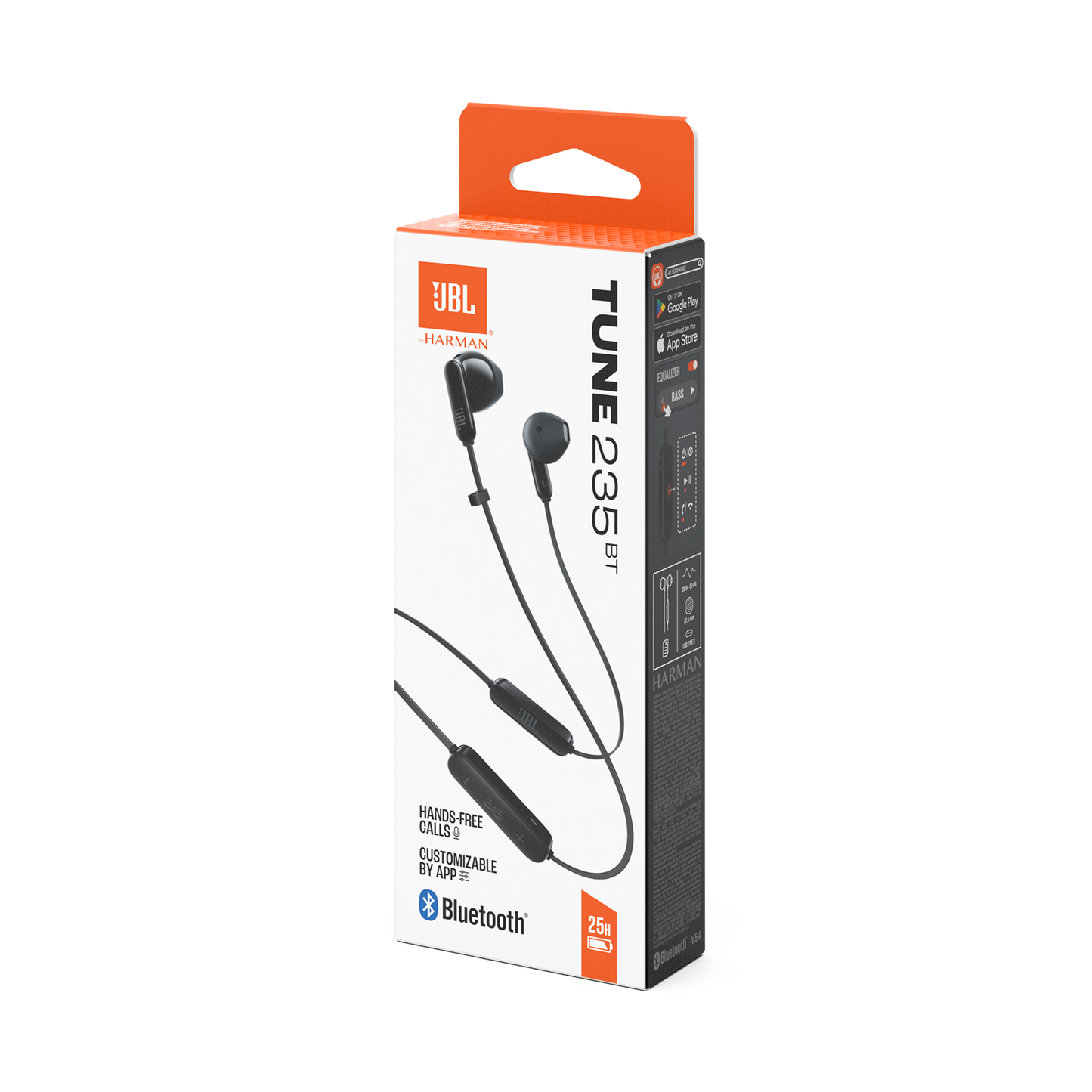 Handsfree Bluetooth JBL Tune 235BT, MultiPoint, A2DP, Μαύρο JBLT235BTBLK