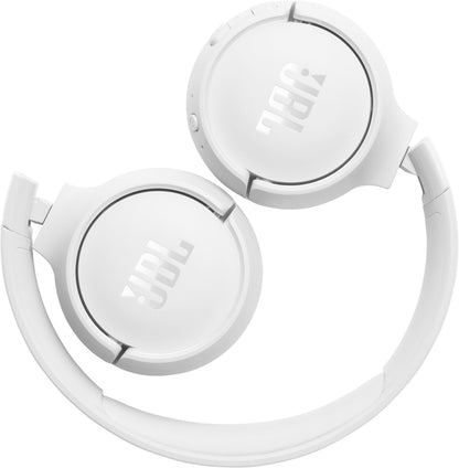 Bluetooth handsfree JBL Tune 520BT, MultiPoint, A2DP, λευκό JBLT520BTWHT