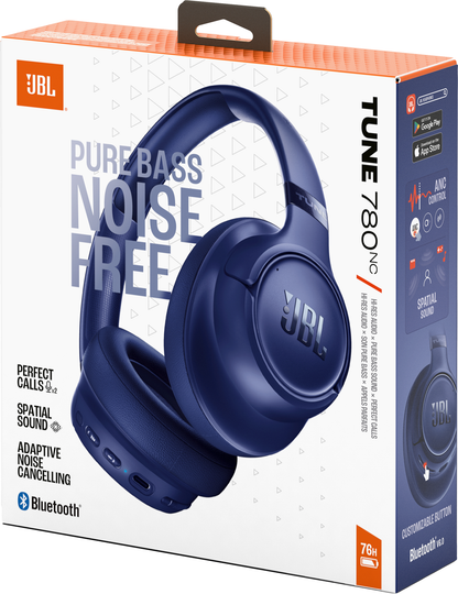 Handsfree Bluetooth JBL Tune 780NC, MultiPoint, A2DP, ANC, Μπλε JBLT780NCBLU