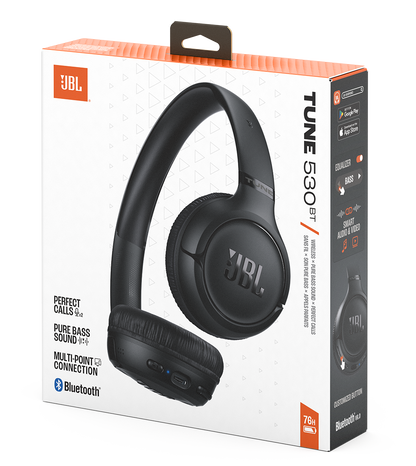 Handsfree Bluetooth JBL Tune 530BT, MultiPoint, A2DP, Μαύρο