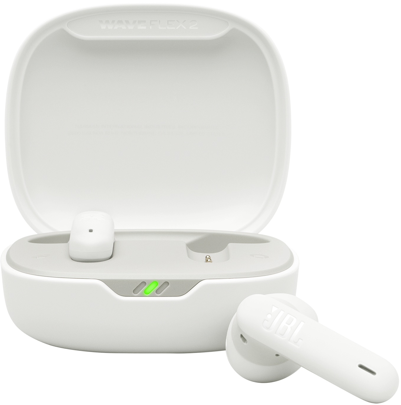 Handsfree Bluetooth JBL Wave Flex 2, TWS, ANC, MultiPoint, Λευκό JBLWFLEX2WHT