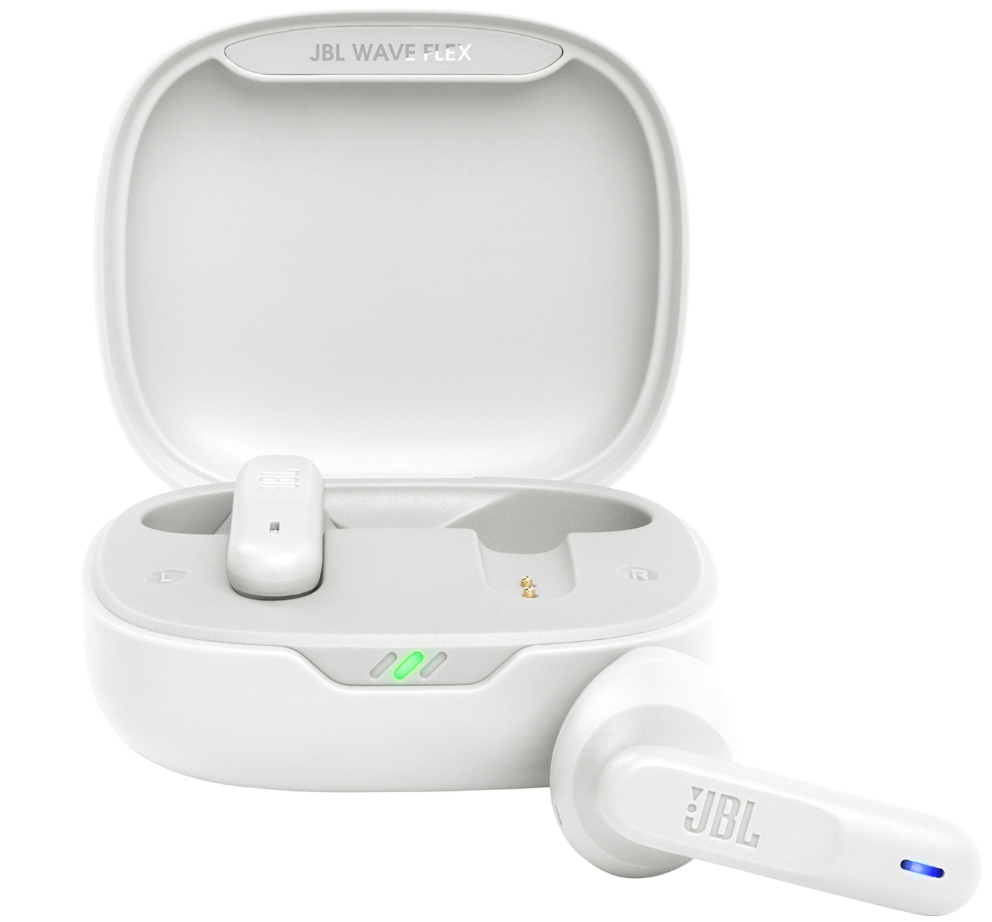 Handsfree Bluetooth JBL Wave Flex, TWS, Multipoint, Λευκό JBLWFLEXWHT