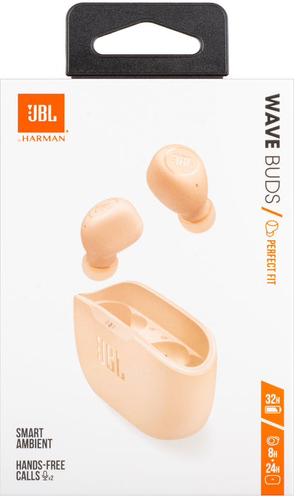 Handsfree Bluetooth JBL Wave Buds, TWS, Beige JBLWBUDSBEG