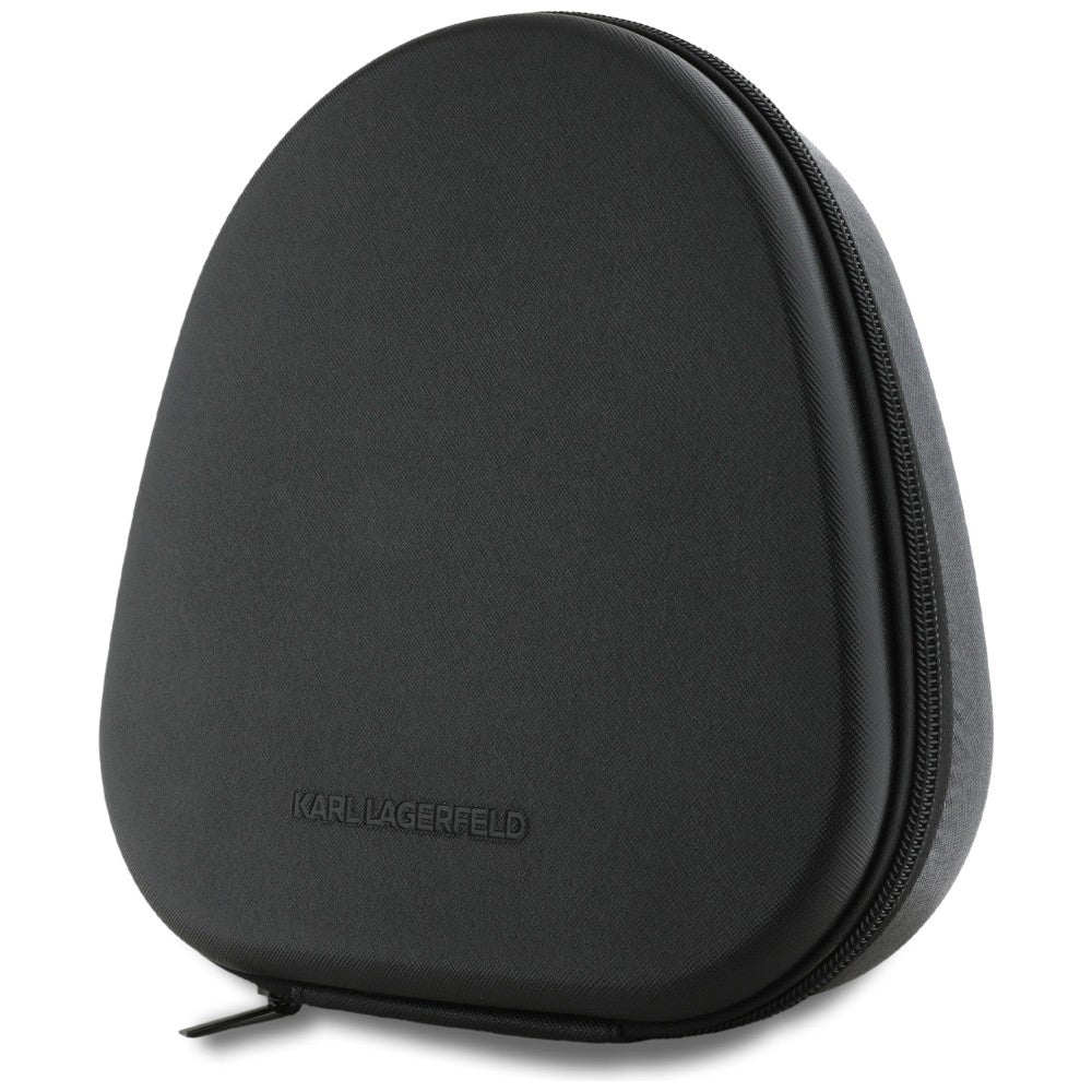 Handsfree Bluetooth Karl Lagerfeld Saffiano Elongated, A2DP, ANC, Γκρι