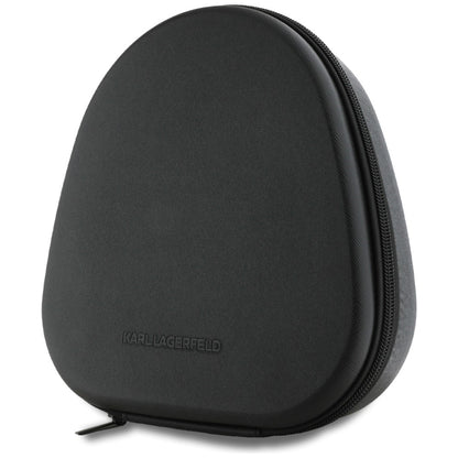 Handsfree Bluetooth Karl Lagerfeld Saffiano Elongated, A2DP, ANC, Γκρι