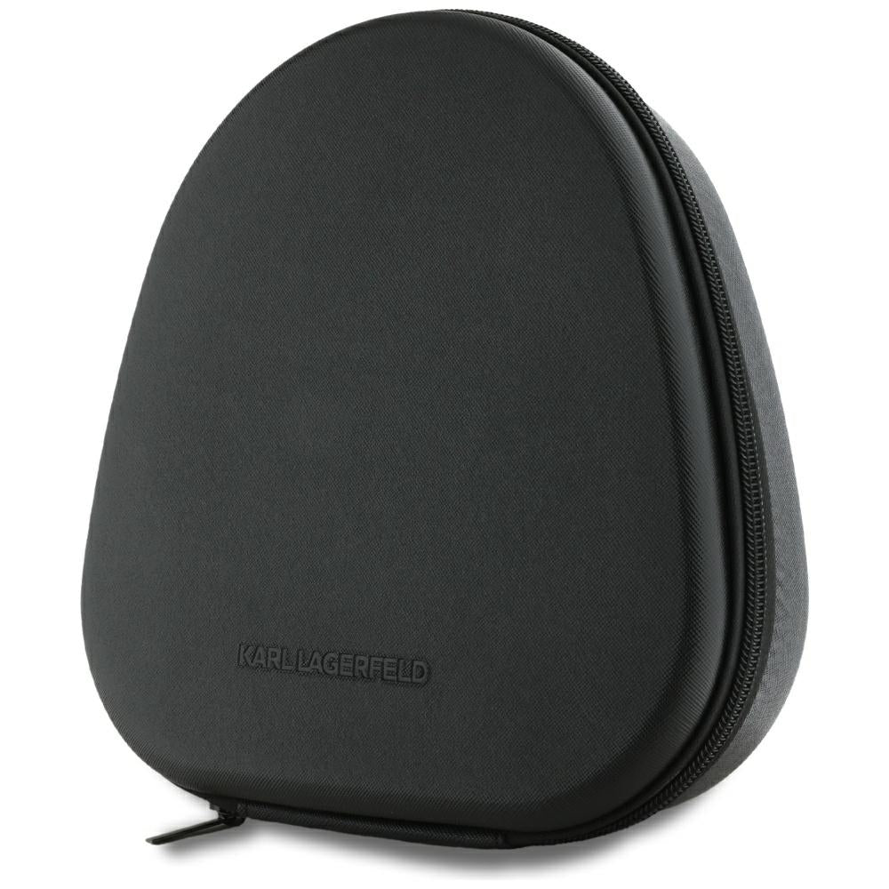 Handsfree Bluetooth Karl Lagerfeld Saffiano Elongated, A2DP, ANC, Μαύρο