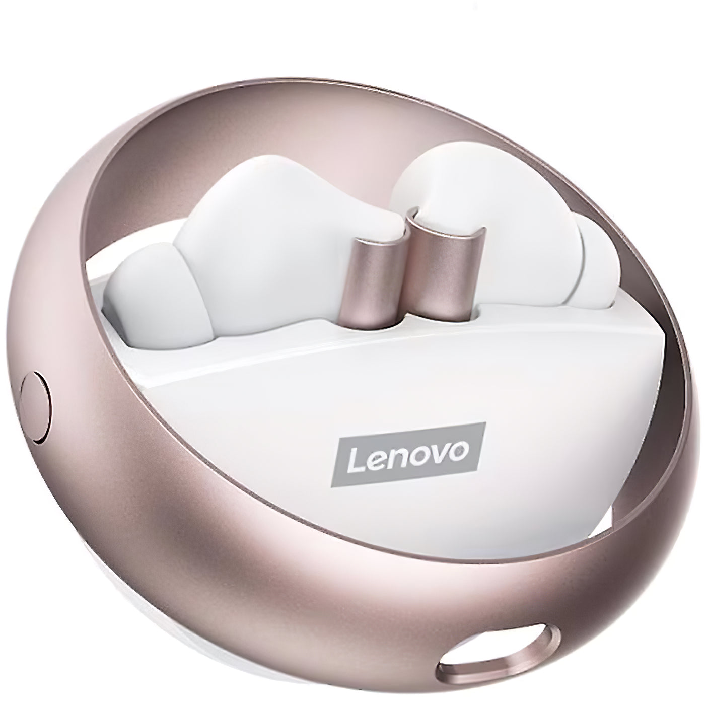 Bluetooth handsfree Lenovo LP60, TWS, Λευκό 